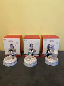 Hallmark Andenken Fröhliche Musikmacher Pinguin Trio Ornamente - 3er Set - 2017 - Bild 1 von 10