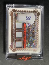 2021 Leaf Art of Sport Mike Piazza TRIPLE GU JERSEY RELIC 8/35 HOF DODGERS