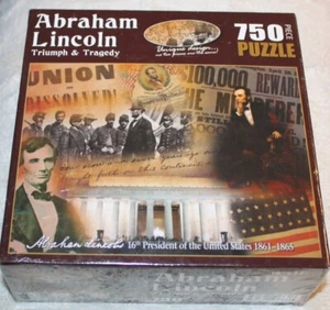 New 750 piece puzzle - Abraham Lincoln Triumph & Tragedy - Bild 1 von 1