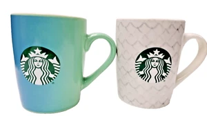 Pair of 10oz 2021 Starbucks Coffee Mugs - Picture 1 of 6