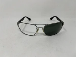 RAY BAN RB3445 004 GUNMETAL BLACK 61-17 SUNGLASSES +H38 - Picture 1 of 10