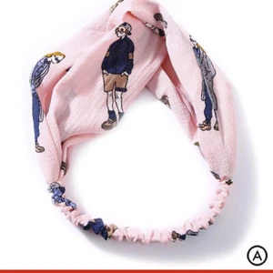 CINTA PARA EL CABELLO NUDO TORCIDO ROSA Niña Mujeres Diadema Tela Boho Bandana para el cabello Envoltura Cruzada - Imagen 1 de 1