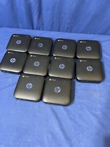 Lot of 10 HP Chromebox TPN-Q150 J5B49UT#ABA Mini PC Celeron 2955U 1.4GHz 2GB 16G