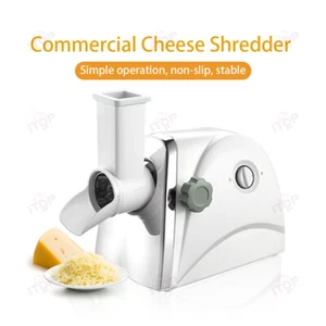 Electric Cheese Shredder Cheese Grater Vegetable Slicer 300W 7mm &5mm Shredding - Picture 1 of 8
