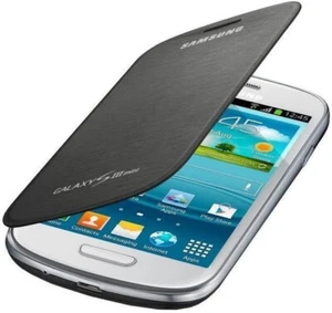 Samsung - EFC-1M7FSEGSTD - Flip Case for Samsung Galaxy S3 MINI i8910 - Grey - Picture 1 of 3