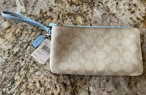New With Tags Coach Double Zip Wristlet