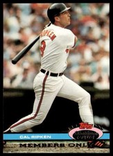 1991 Stadium Club #NNO Cal Ripken Jr.   Baseball Baltimore Orioles