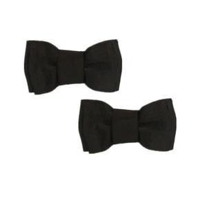 1 Pair Decorative Black Ribbon Bow Wedding Party Shoe Clip 4 * 8cm - Picture 1 of 4