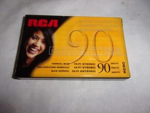 4 nastri audiocassette RCA stereo hi-fi vuoti 90 minuti - nuovi sigillati - Foto 1 di 7