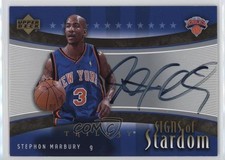 2005-06 Upper Deck Trilogy Signs of Stardom Stephon Marbury #SS-SM Auto
