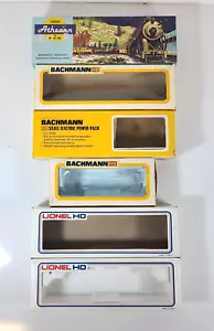 HO Scale EMPTY Train Boxes Lot of 6 ~ Athearns, Lionel, & Bachmann ~ EMPTY - Picture 1 of 6