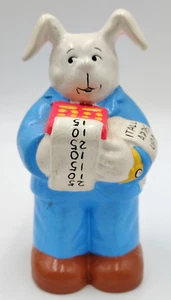 DOLCI SOTTACETI Responsabile Coniglio Banca Ceramica 1981 Enesco RARO HTF Commercialista - Foto 1 di 10