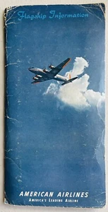 Kit de paquete de bienvenida a bordo de American Airlines buque insignia - principios de la década de 1950 - Imagen 1 de 4