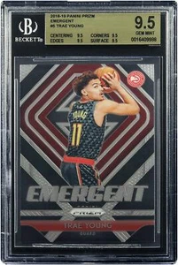 2018 Trae Young Panini Prizm Emergent Base RC Rookie # 5 BGS 9.5 - Bild 1 von 4