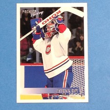 1994-95 Topps Premier #455 Patrick Roy Hockey Card Montreal Canadiens Goalie NHL