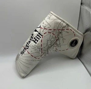 Embroidered Spyglass Hill Blade Putter Head Cover Treasure Map - Picture 1 of 10