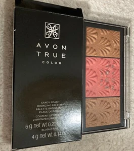 Avon True Color Sandy Beach Bronzing Palette Cheek Face 6 g 0.21 oz NIB NEW - Picture 1 of 3