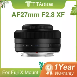 Objetivo de cámara TTArtisan Auto Focus 27 mm F 2,8 para soporte Fujifilm XF - Imagen 1 de 10