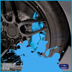 Vernice Pinze Freni BLU Alta Temperatura Kit Vernice solvente pennello tuning da - Foto 1 di 2