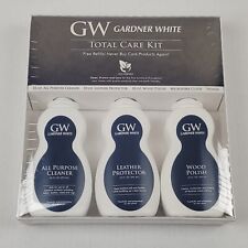 Gardner White Total Care Kit All Purpose Cleaner Leather Protector Wood Polish