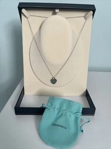 Tiffany & Co.925 Sterling Silver Return To Tiffany & Co. Heart Pendant Necklace - Picture 1 of 6