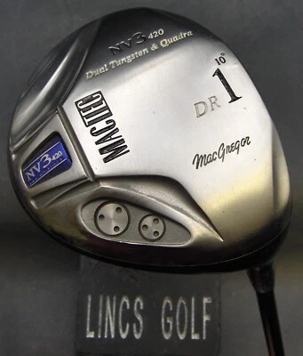 MacGregor Mactec NV3 10° 1 Driver/Wood Regular Graphite Shaft Golf Pride Grip - Image 1 of 4