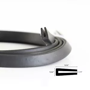 20ft Car Door Trim Seal Rubber Flexible U Channel Edging Edge Protect Embellish - Picture 1 of 11