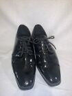 Stacy Adams Men's 10 W #21114 Classy Black Patent Leather Formal Dress Shoes