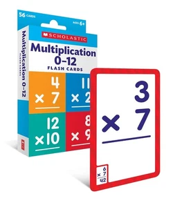 Scholastic Flash Cards: Multiplication 0-12 - Picture 1 of 9