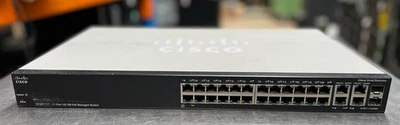 Cisco Small Business SF300-24P 24-Port 10/100 Managed PoE Switch - Image 1 of 4