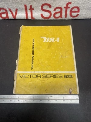 Manual de taller BSA genuino serie B44 Victor Grand Price Enduro especial Foto 1 de 4