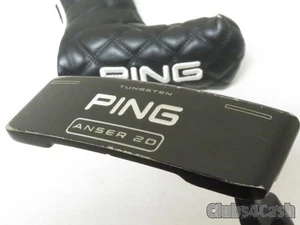 PING Anser 2D Putter Black Dot Graphite 35" +Cover - Picture 1 of 4