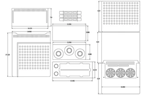 Custom REFUGIUM KIT - 5 Chamber ezBuild Ultimate Adjustable Sump Kit - Picture 1 of 12