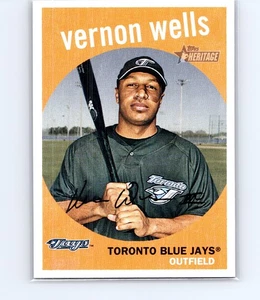 Topps Heritage Vernon Wells #341 2008 - Imagen 1 de 3