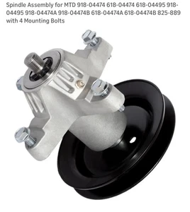 Spindle Assembly for MTD 918-04474 618-04474 618-04495 918-04495,4 Mounting Bolt - Picture 1 of 11
