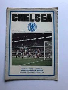 CHELSEA v WEST BROMWICH ALBION...1975/76 DIV 1 - Picture 1 of 1
