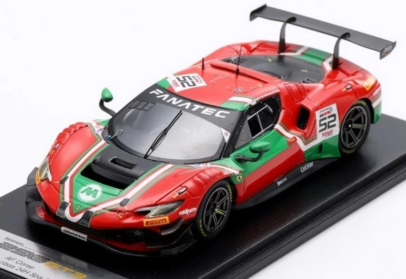Ferrari 296 GT3 AF Corse Spa 2024 Bertolini-Machiels-Mach 1:43 LOOKSMART LSRC189 - Immagine 1 di 1