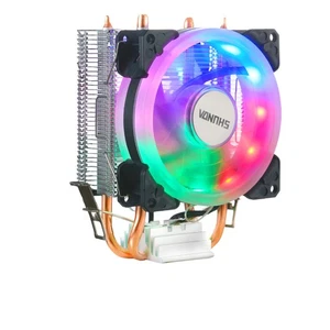 Refroidisseur CPU dissipateur thermique caloduc 120mm 3/4 broches PWM ventilateur RGB LGA pour Inter 12 - Photo 1/14