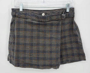 American Eagle Minirock Damen 8 braun kariert Skort Academia Schulmädchen - Bild 1 von 10
