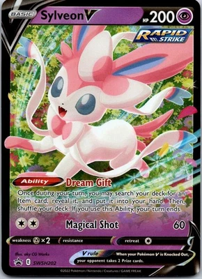 Black Star Promo Sylveon V SWSH202 Promo SWSH: Sword & Shield Promo Cards - Image 1 of 2