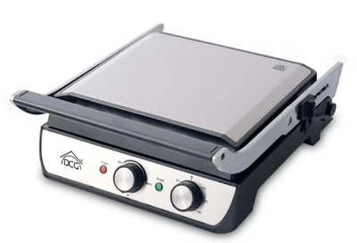 BISTECCHIERA ELETTRICA DCG ST3400 CON PIASTRE ANTIADERENTI E STACCABILI 2000W - Immagine 1 di 3