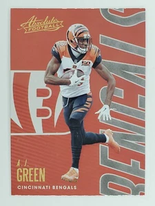 A.J. GREEN 2018 Panini Absolute Cincinnati Bengals #20 - Picture 1 of 2