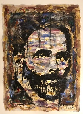 Daniel Pultorak Figurative Kunst  Unikat   Porträt Gustav Klimt Öl Art Gemälde - Bild 1 von 4