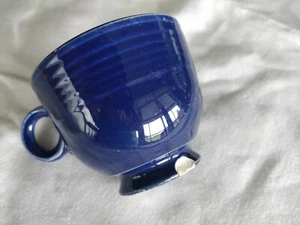 Fiesta Vintage Original Coffee/Tea cup Cobalt Blue Fiestaware Homer Laughlin - Picture 1 of 5