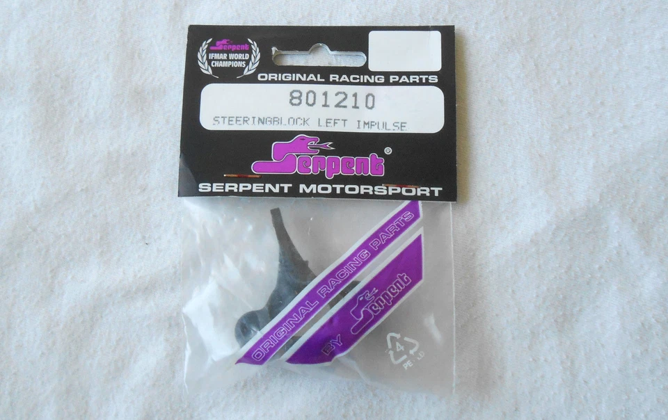 Serpent 801210 Impulse 1/10 200mm Left Side Steering Block  - Image 1 of 1