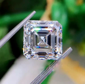 Loose lab Grown CVD Diamond 6.5X6.5 MM Asscher D Color IF Clarity Certified - Picture 1 of 6
