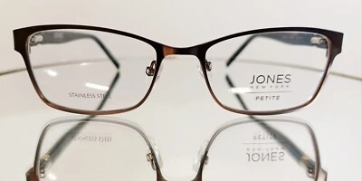Originale JONES NEW YORK VJOP155 BROWN Eyeglasses Metal NEW 50-17-140 PETITE - Image 1 of 4