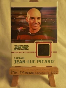 The Quotable Star Trek The Next Generation costume card Cpt Picard C1 (black) - Picture 1 of 3