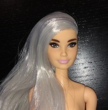 silver hair barbie