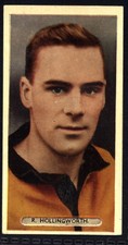 Ardath Famous Footballers (1934) R. Hollingworth (Wolves) No. 18